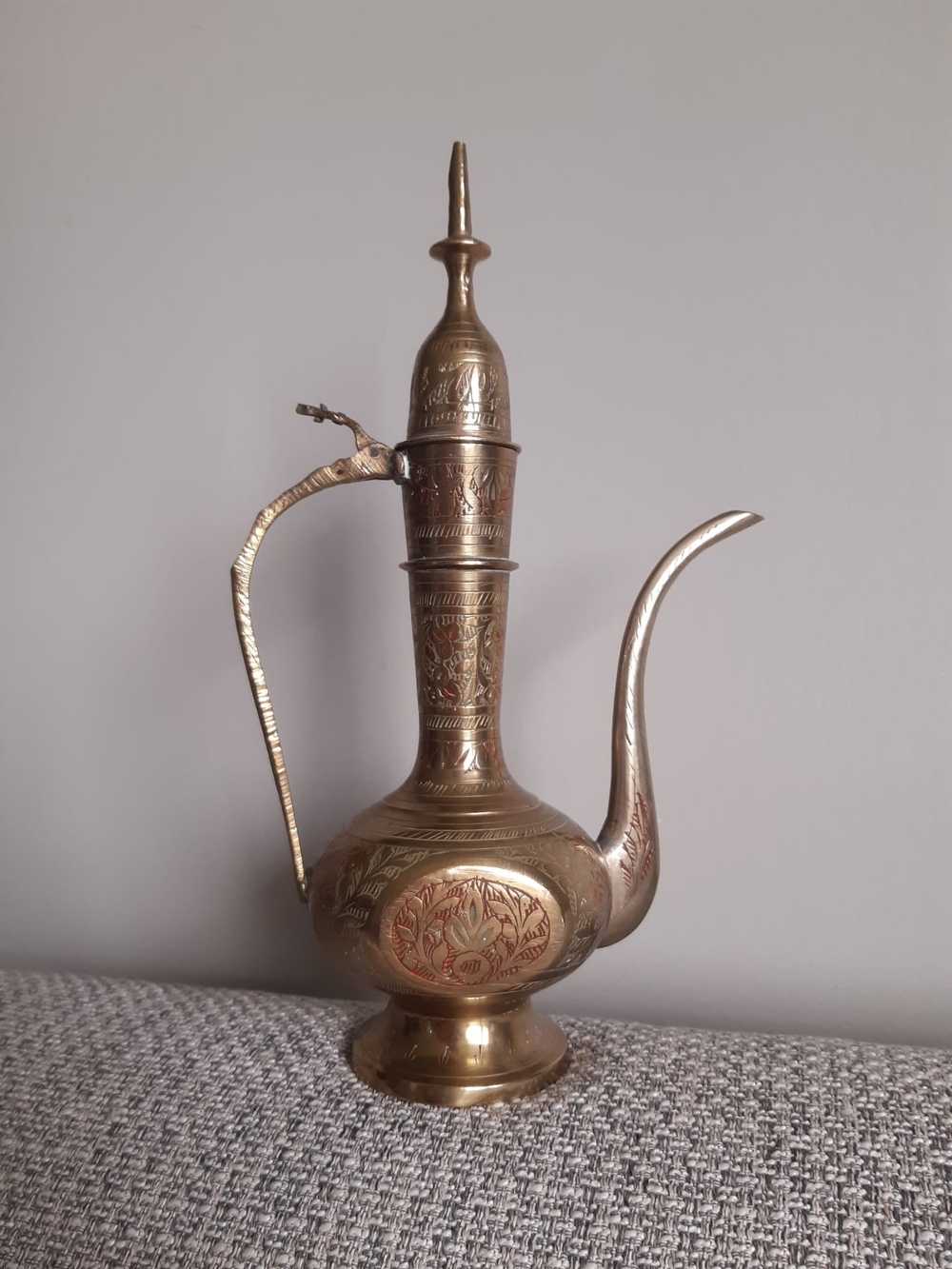 Antique Brass Pitcher